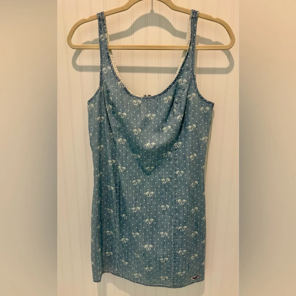 Hollister Mini Dress w/ Palm Tree Print - Picture 1 of 3